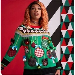 Ugly Cristmas Sweater Spencers Mixed Ornament Small